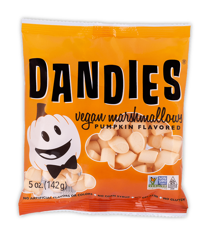 Marshmallows, Dandies, Vegan, Pumpkin (Mini)