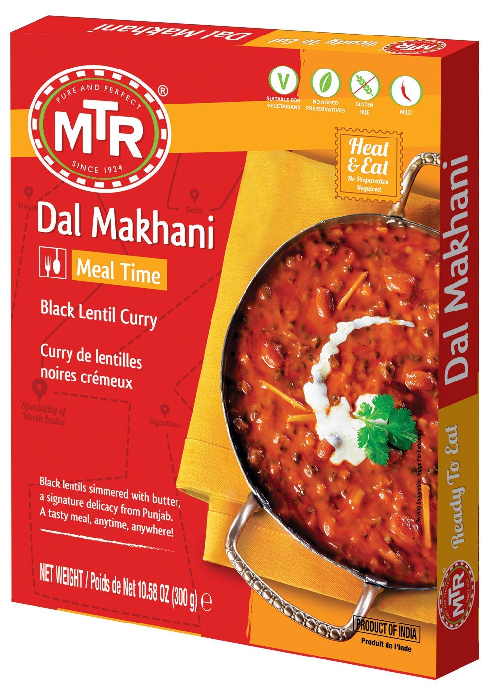 MTR Ready To Eat – Dal Makhani 10.58oz (300g)