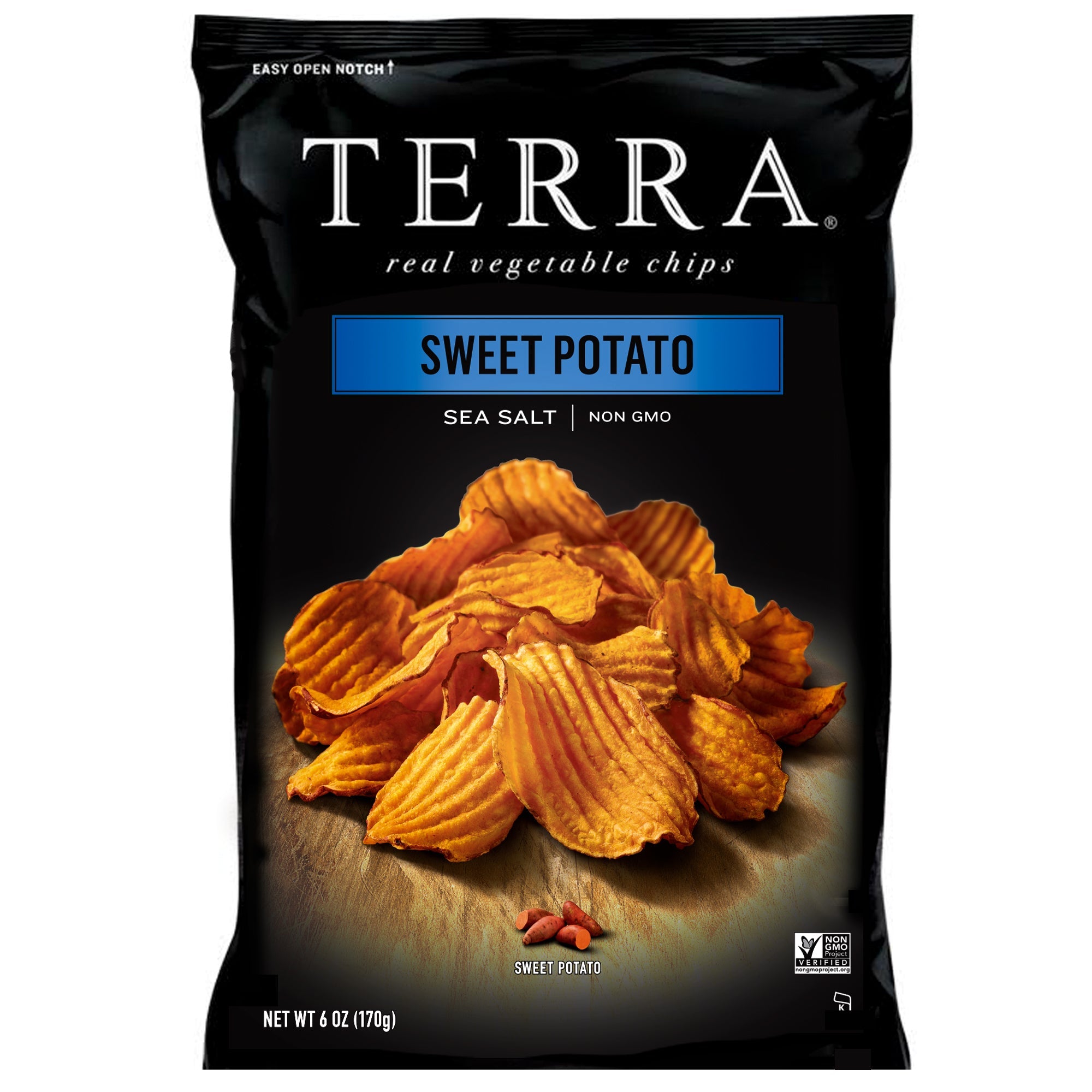 Terra Chips – Sweet Potato Sea Salt Chips, 5 oz | Pack of 12