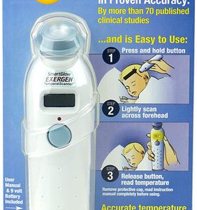 Exergen Temporal Scan Forehead Artery Baby Thermometer Tat 2000c Scanner