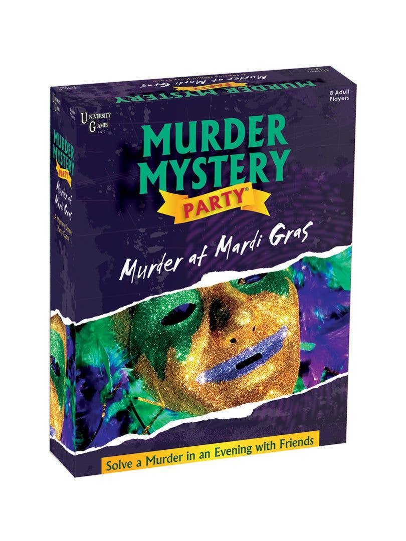 University Games – Murder at Mardi Gras-Murder Mystery Party Games