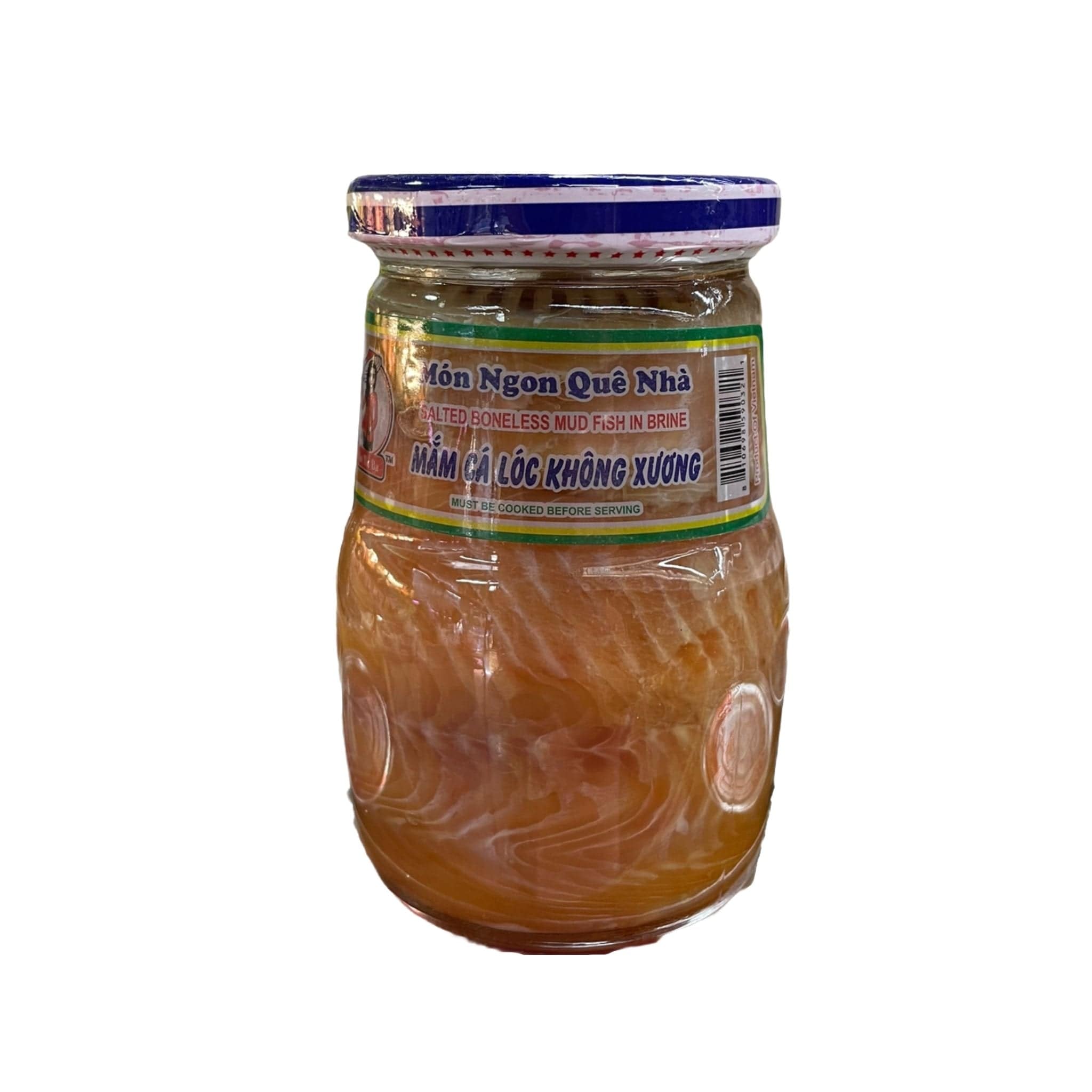 No Ba Ba Salted Bonelles Mud Fish in Brine 15 oz