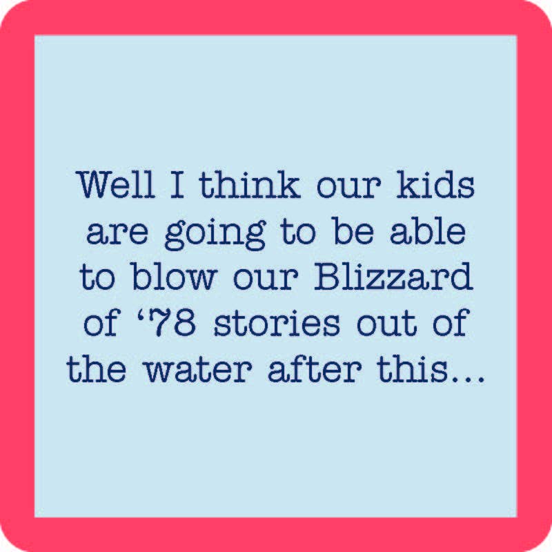 Drinks on Me coasters – Covid Coaster: Blizzard of 78