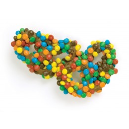 Asher’s Gourmet Milk Chocolate Pretzels With Mini M&M’s