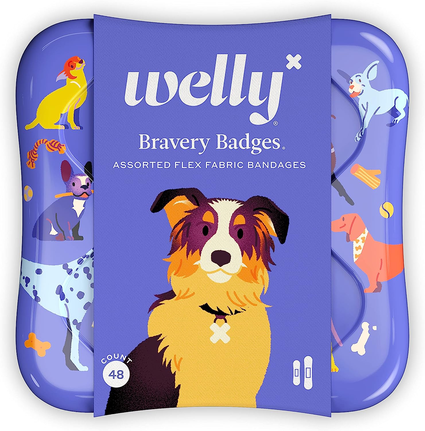 Welly Bandages Doggies 48 Pc – Pack Of 1