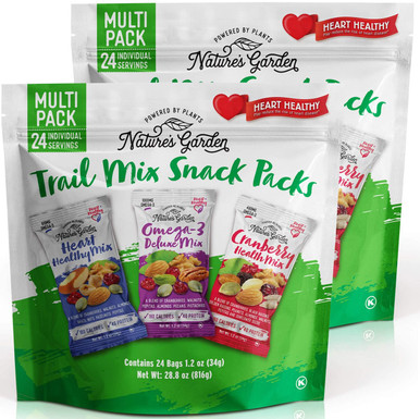 Nature’s Garden Healthy Trail Mix Snack Pack, 28.8 oz. (Pack of 2)