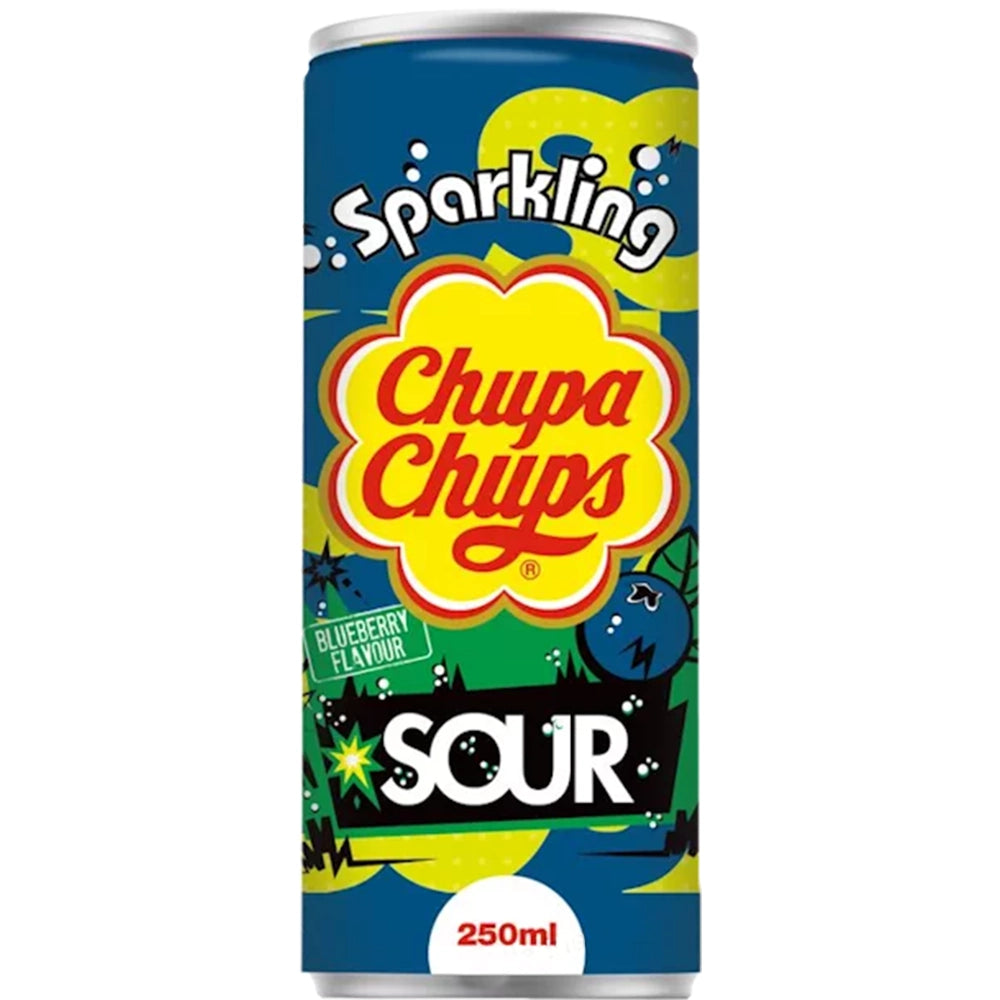 Chupa Chups Blueberry Sour Sparkling Drink