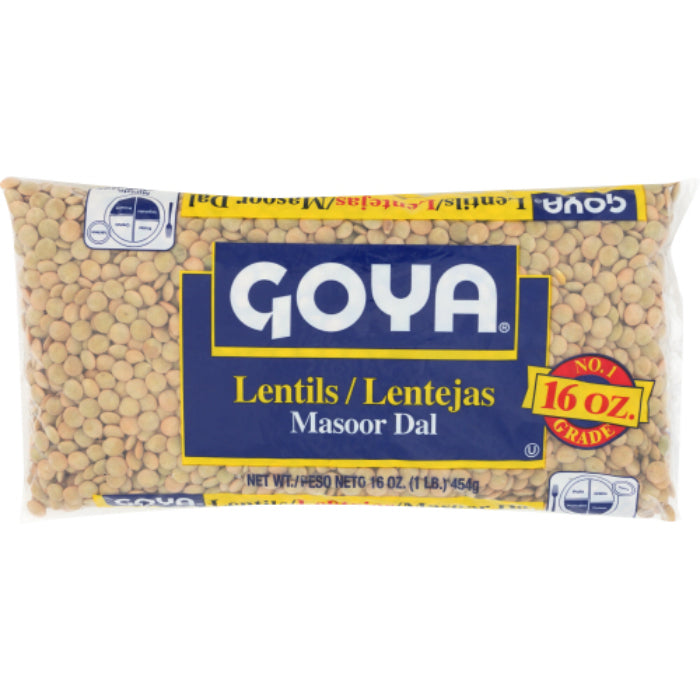 Goya – Lentils Bean, 16 Oz (Pack of 24)