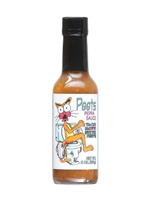 Hot Sauce Poots Peppa 5 oz Heat 7