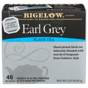 Bigelow – Earl Grey Tea, 40 Bags, 2.37 oz | Pack of 6