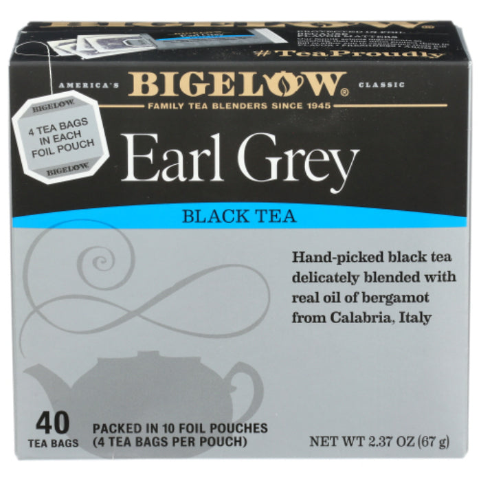 Bigelow – Earl Grey Tea, 40 Bags, 2.37 oz | Pack of 6