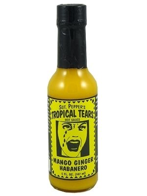 Tropical Tears Mango Ginger Hot Sauce, 5oz.