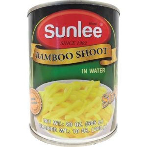 Sunlee Brand – Bamboo Shoot in Water – STRIPPED – 20 OZ