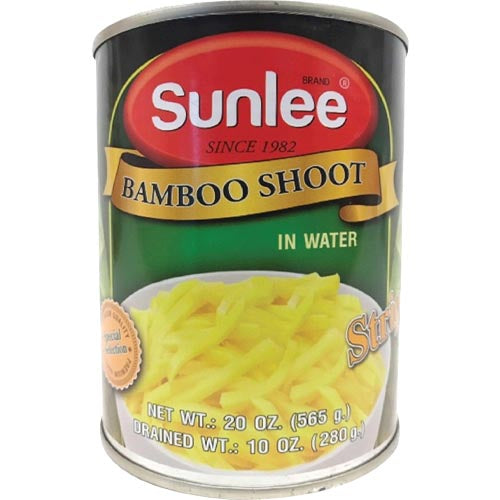 Sunlee Brand – Bamboo Shoot in Water – STRIPPED – 20 OZ