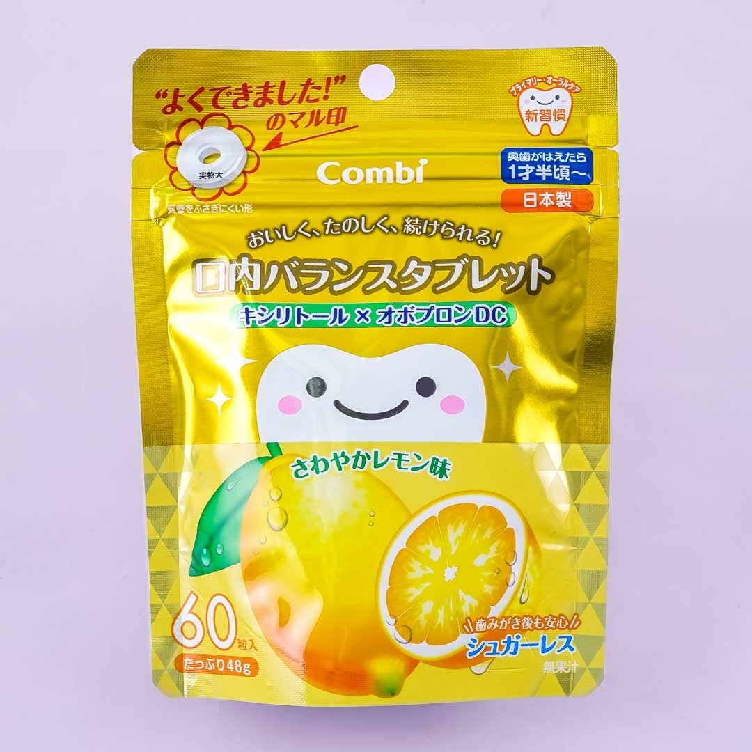 Combi Teteo Oral Balance Tablet Candy – Lemon