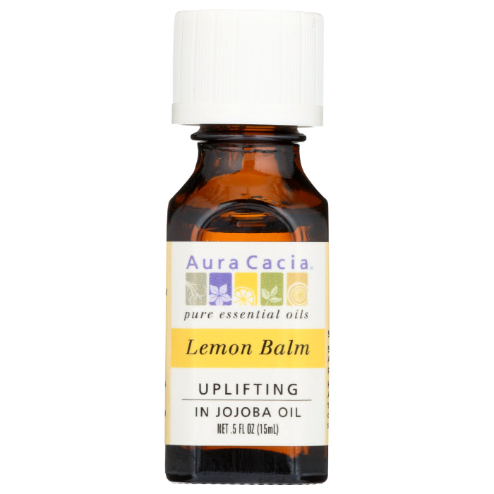 Aura Cacia – Essential Oil Lemon Balm, 0.5 oz (Pack of 1)