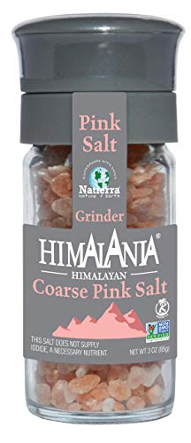 Natierra Himalania Pink Salt Grinder – Pure, Mineral-Rich Seasoning