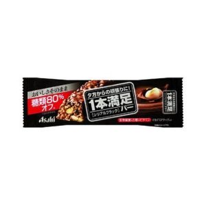 Asahi “Asahi ” Ippon manzoku bar” Cereal bar, Bitter Chocolate