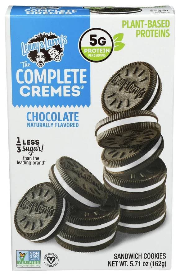 Lenny & Larry’s: Chocolate Complete Cremes Cookies, 5.71 Oz – Pack of