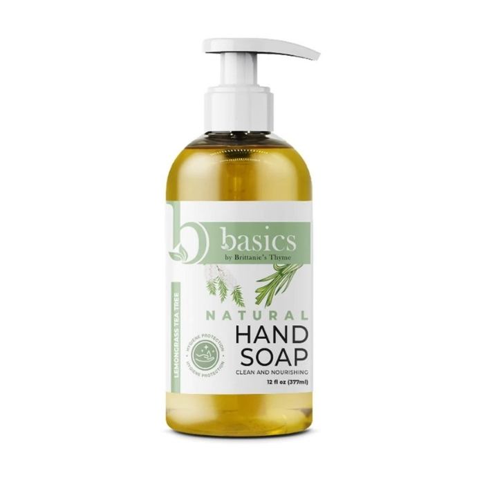 Brittanie’s Thyme – Lemongrass Tea Tree Natural Hand Soap, 12 fl oz