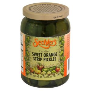 Sechler’s – Candied Sweet Orange Slices, 16 Oz | Pack of 6