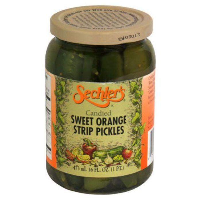 Sechler’s – Candied Sweet Orange Slices, 16 Oz | Pack of 6