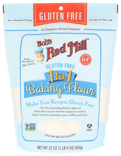 1-1 Baking Flour, Gluten-Free, 22 oz, Bob’s Red Mill