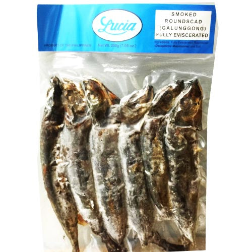 Lucia – Smoked Roundscad (Galunggong) – Fully Eviscerated – 7.05 OZ