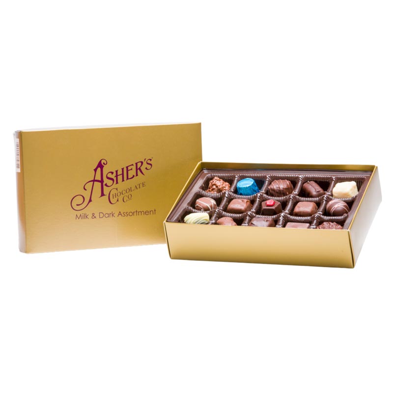 Asher’s Gold Chocolate Gift Box 16oz