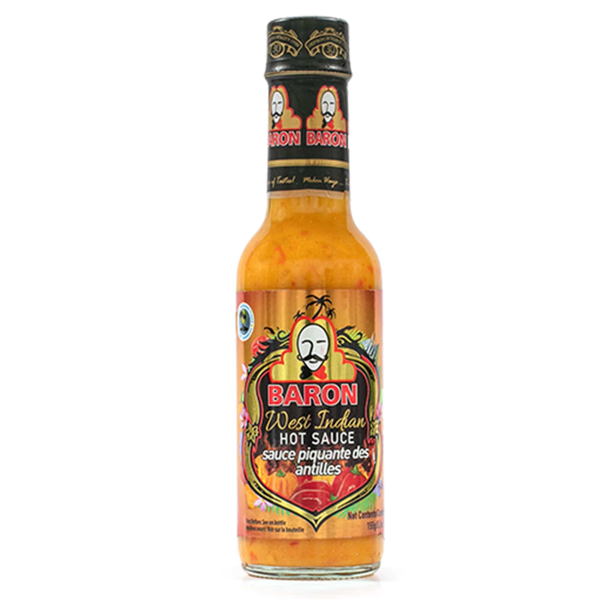 Baron All Natural West Indian Hot Sauce – Yellow