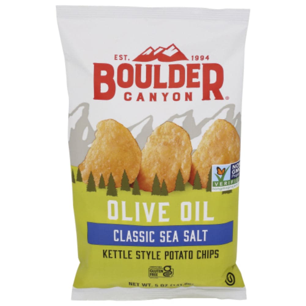 Boulder Canyon – Kettle Cooked Potato Chips Olive Oil Sea Salt, 5 oz