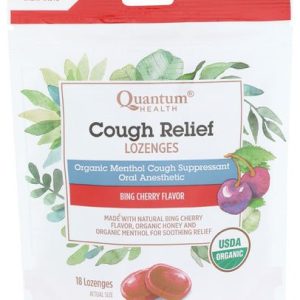 Cough Relief Lozenges, Organic, Quantum Health