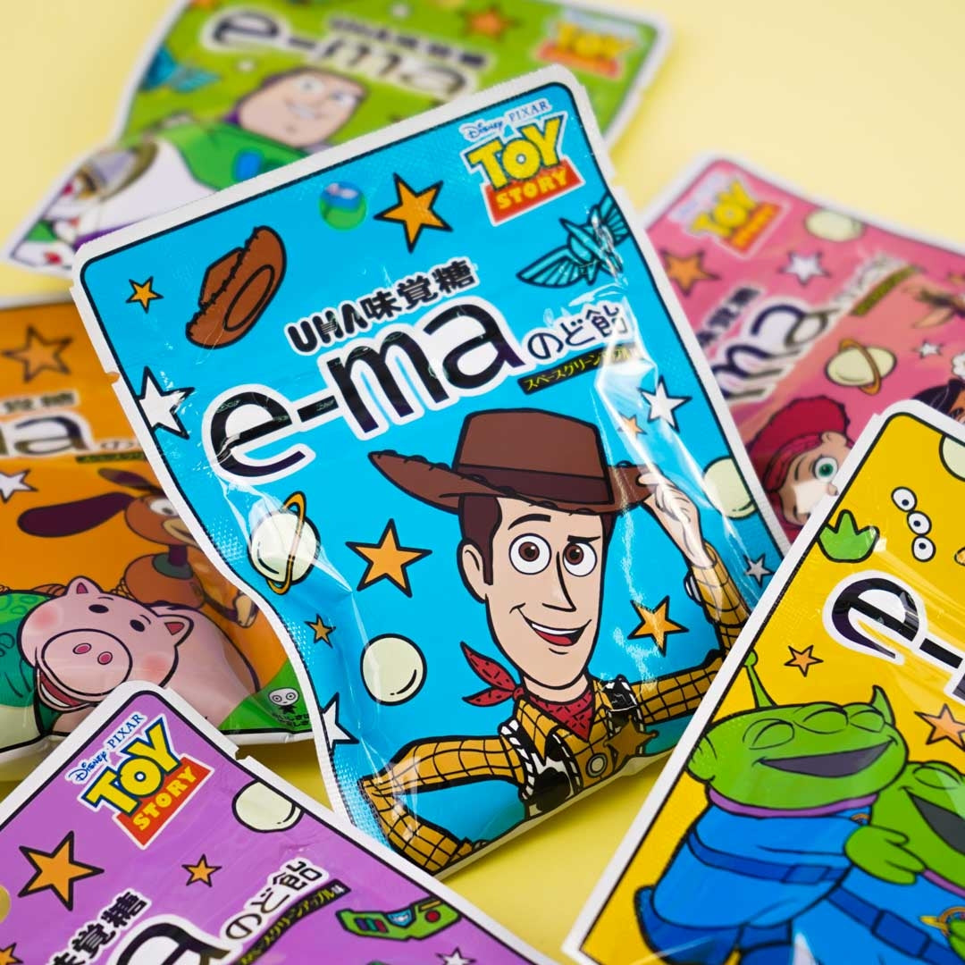 Toy Story e-ma Throat Candy Pack – Green Apple