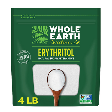 Whole Earth Erythritol Zero Calorie Sweetener, 4 lbs.