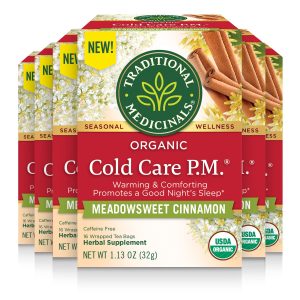 Traditional Medicinals – Cold Care P.M. Tea, 16 Bags | Pack of 6