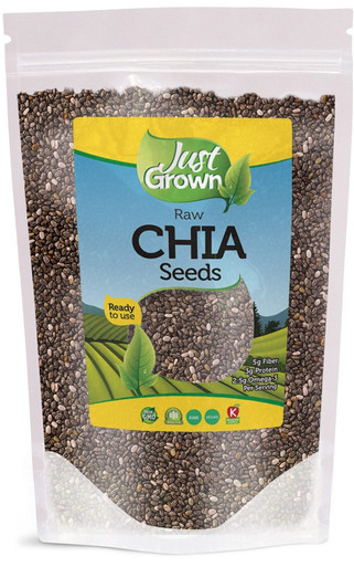 Just Grown Raw Chia Seeds, 5 lb