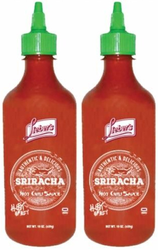 Lieber’s Authentic And Delicious Sriracha Hot Chili Sauce, 1 lb. (2 PACK)