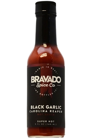 Bravado Spice Co. Black Garlic Carolina Reaper Hot Sauce, 5oz.