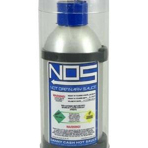 NOS Hot Sauce Blue Cap, 4oz.