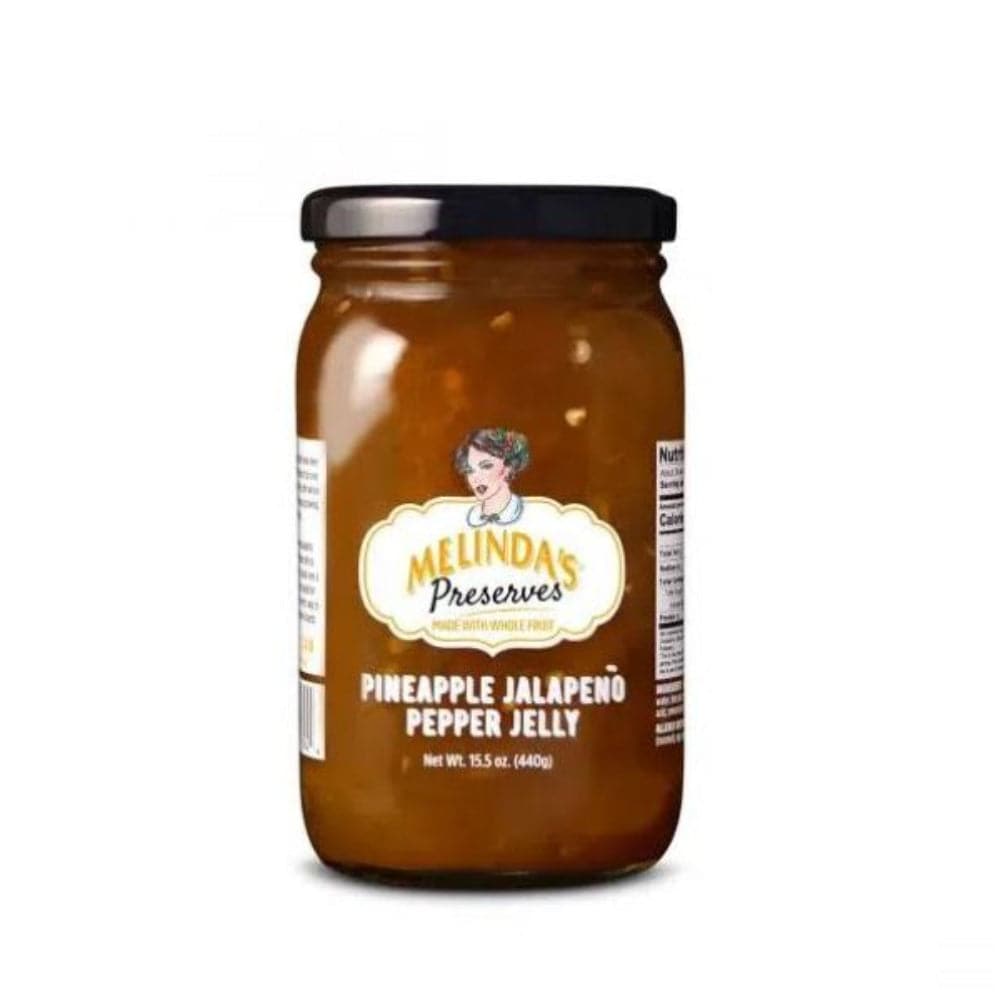 Melinda’s – Whole Fruit Preserves Pineapple Jalapeno Pepper Jelly, 15.