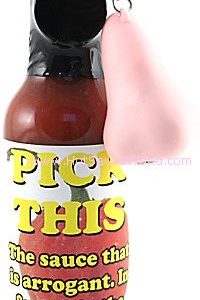 Pick This with Nose Key Chain Hot Sauce, 5oz.