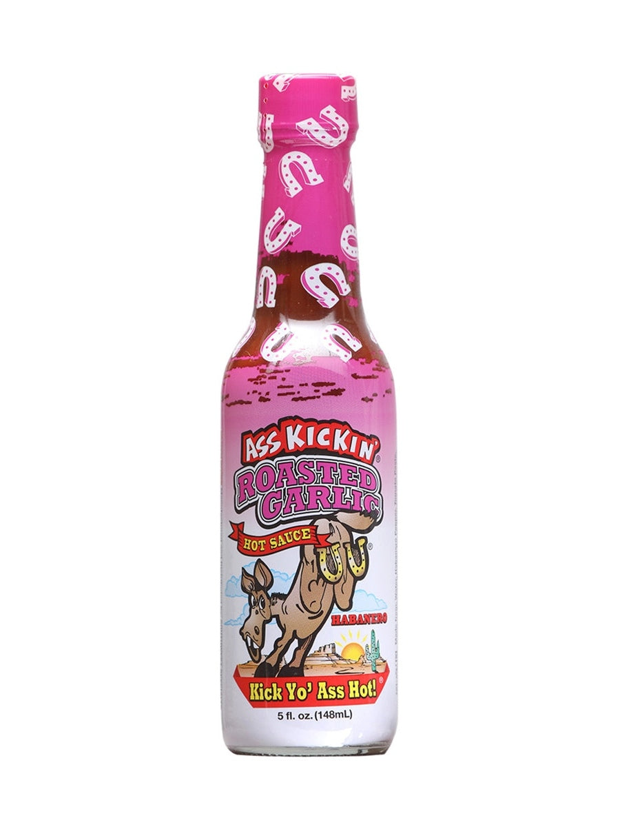Hot Sauce Ass Kickin Roasted Garlic Habanero 5 oz Arizona Heat 6