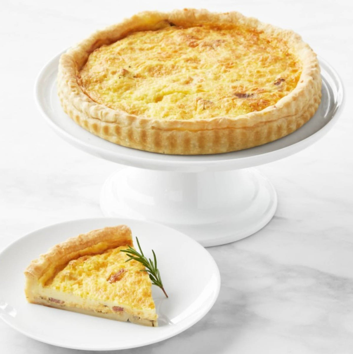 9″ Bacon & Onion Quiche