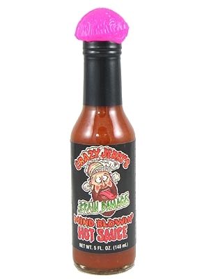 Crazy Jerry’s Brain Damage Hot Sauce, 5oz.