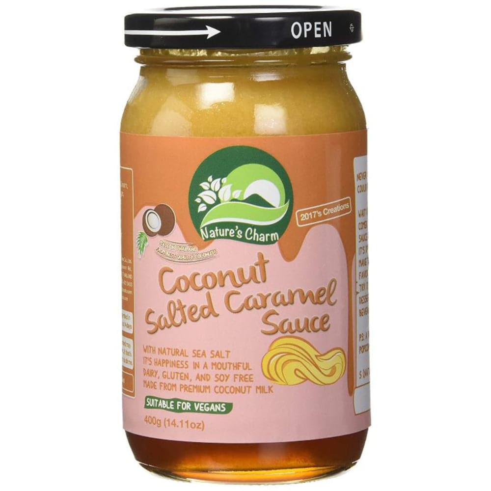 Nature’s Charm – Coconut Salted Caramel Sauce – 400g