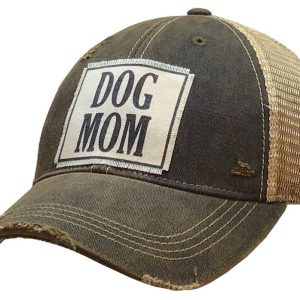 Vintage Life – Dog Mom Distressed Trucker Hat Baseball Cap
