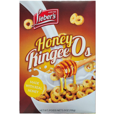 Lieber’s Passover Honey Ringeeo’s Cereal, Gluten Free, 5.5 oz
