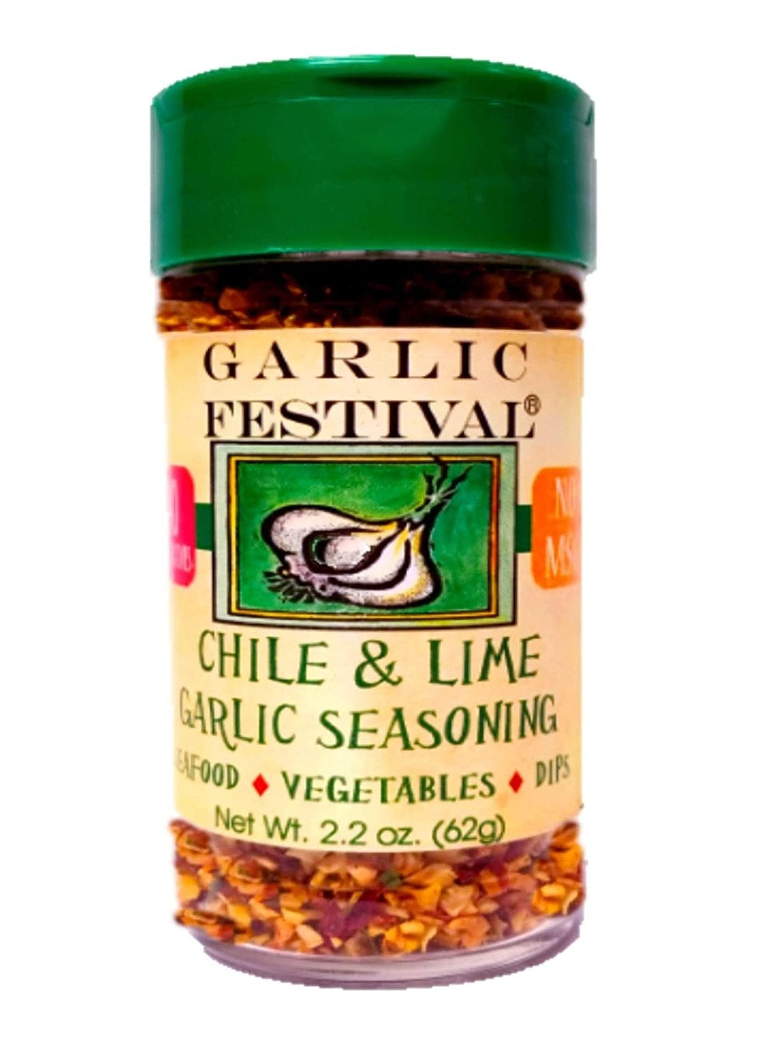 Seasoning Chil & Lime Garlic 2.2 oz Garlic Festival Foods