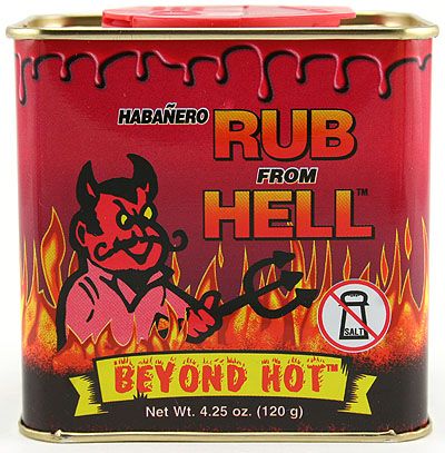 Habanero Rub From Hell – Salt Free