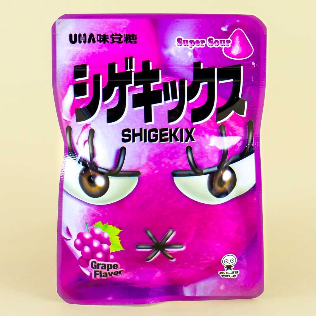 UHA Shigekix Super Sour Gummy Drops – Grape